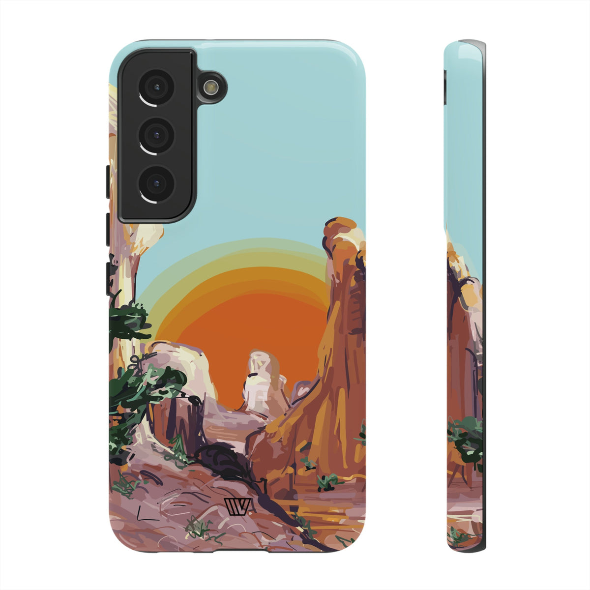 Tough Phone Case 8ft Drop Tested DESERT SUNRISE TROVVVE X EARTH FORMATIONS