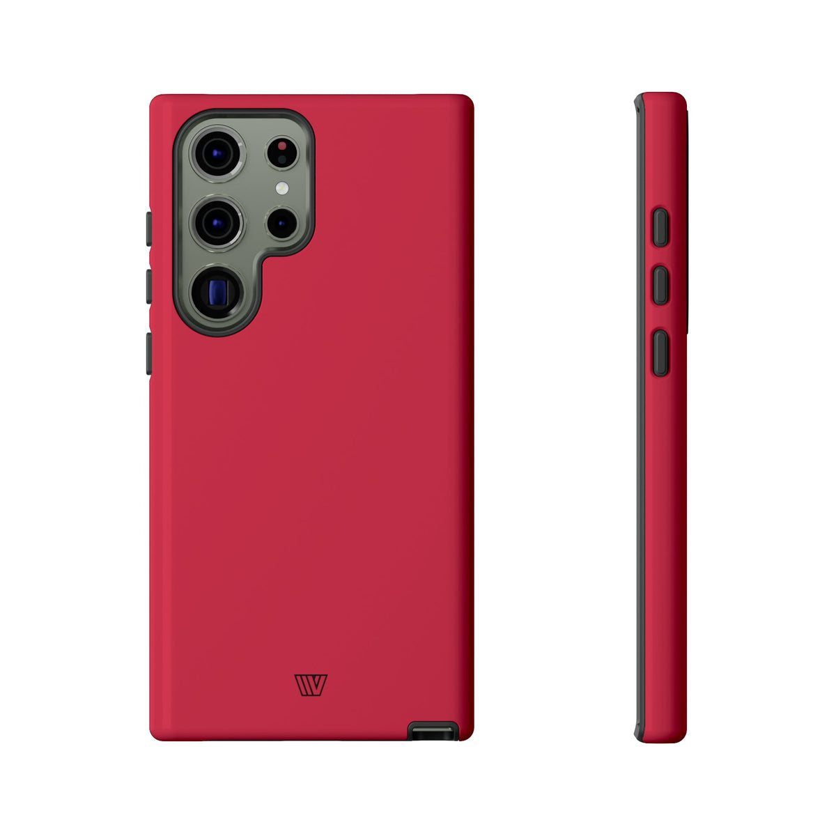 Red Amaranth Tough Phone Case Dual-Layer Protection