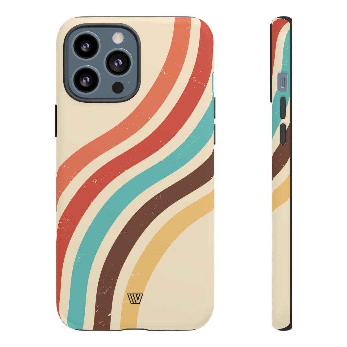 Vintage Stripe Tough Durable Phone Case