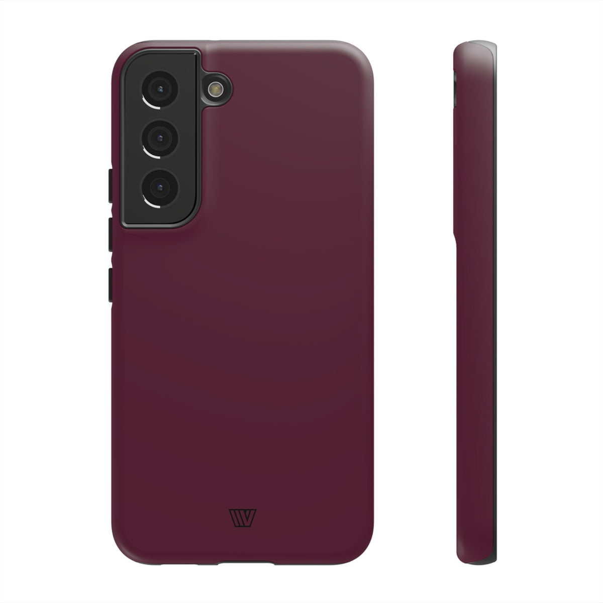 Tough Phone Case Wine Berry Protective Dual-Layer Polycarbonate Shell