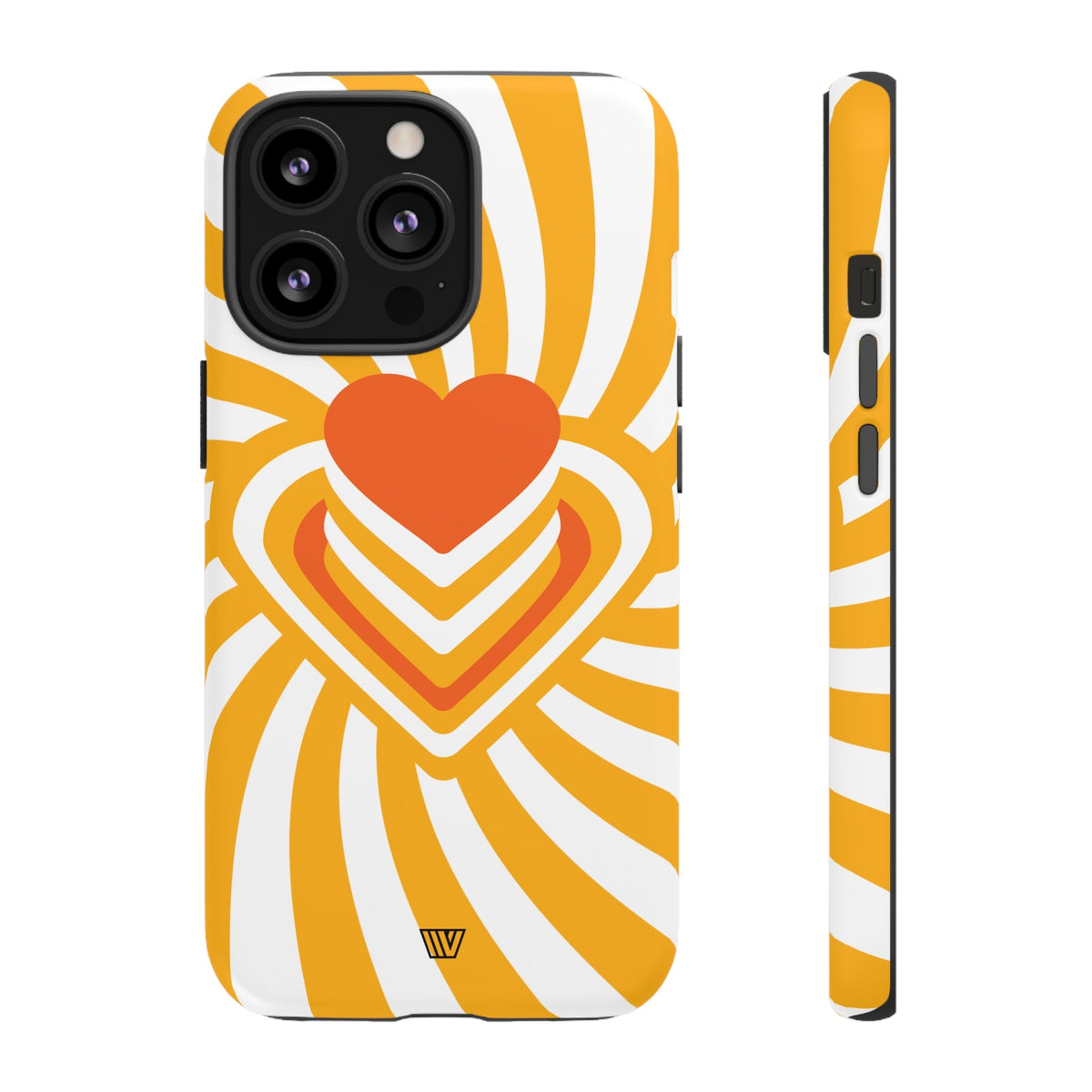 Tough Impact-Resistant Phone Case HEART RAY STACK