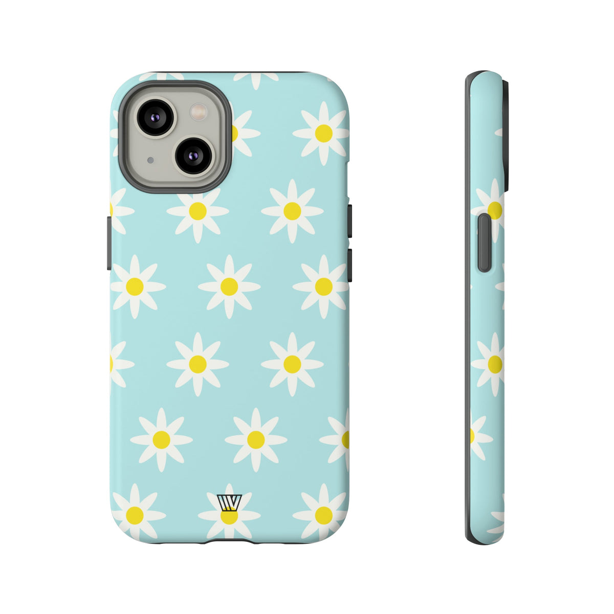 Tough Phone Case Dual Layer Impact Resistant DOODLE DAISY