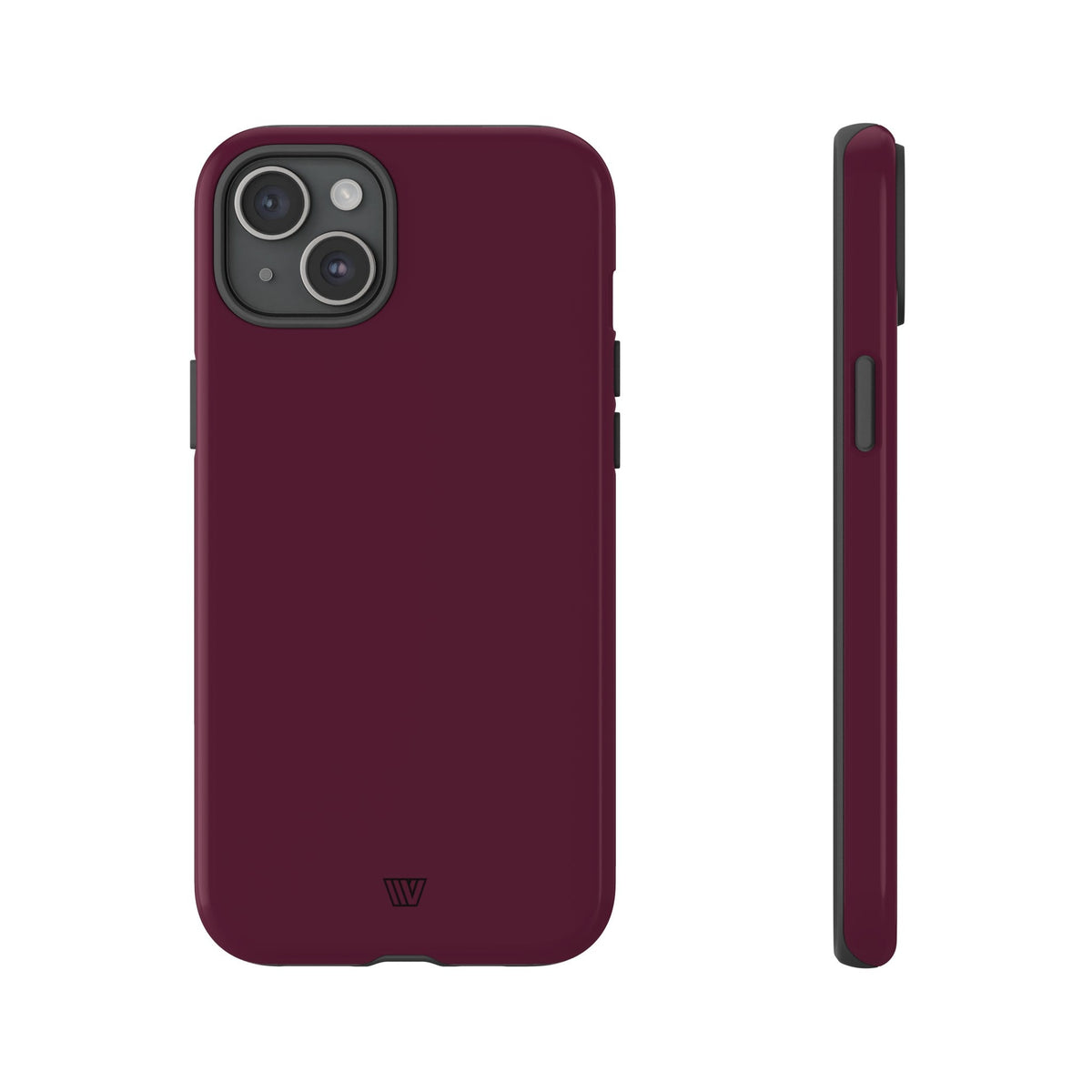 Tough Phone Case Wine Berry Protective Dual-Layer Polycarbonate Shell