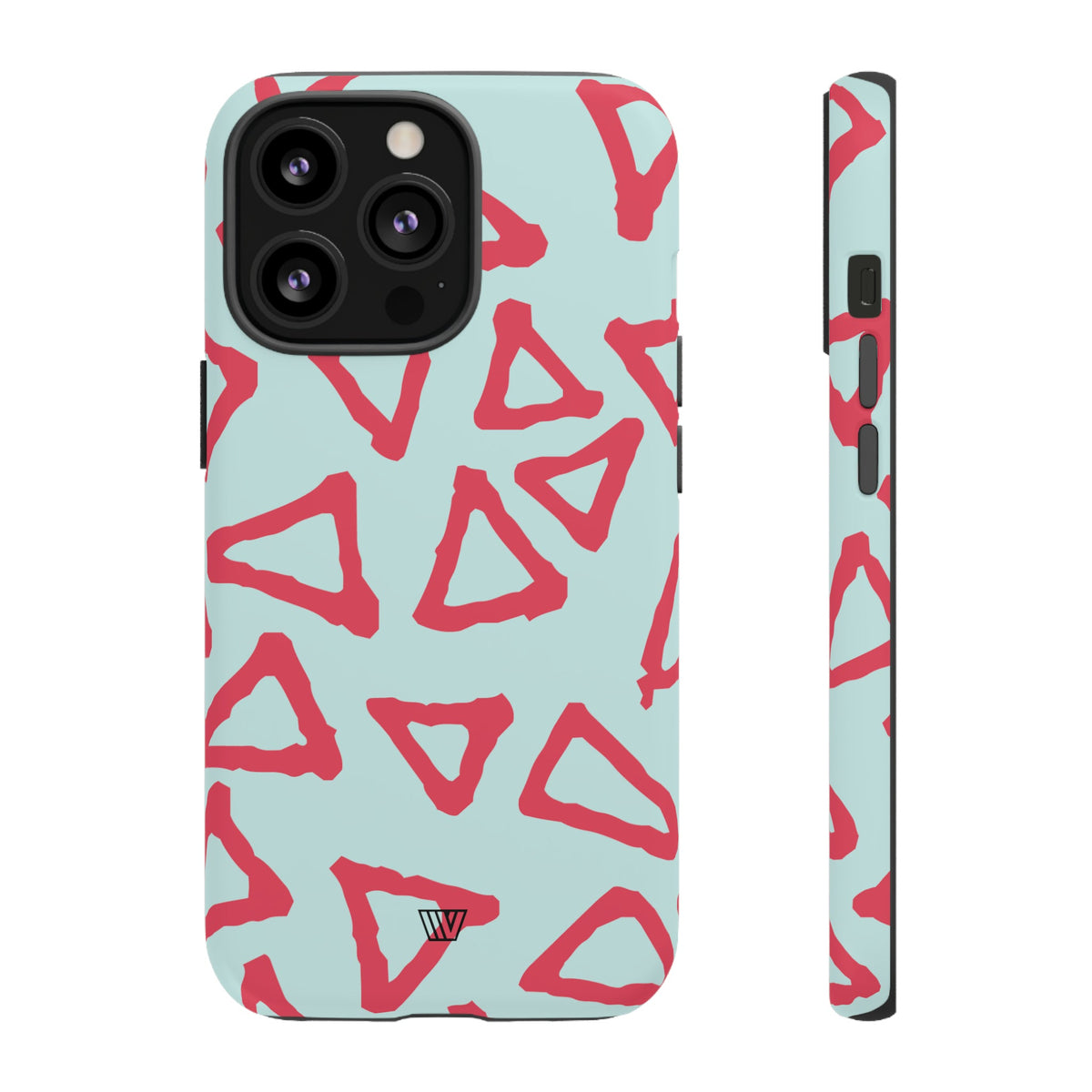 Triangle Doodle Tough Protective Phone Case
