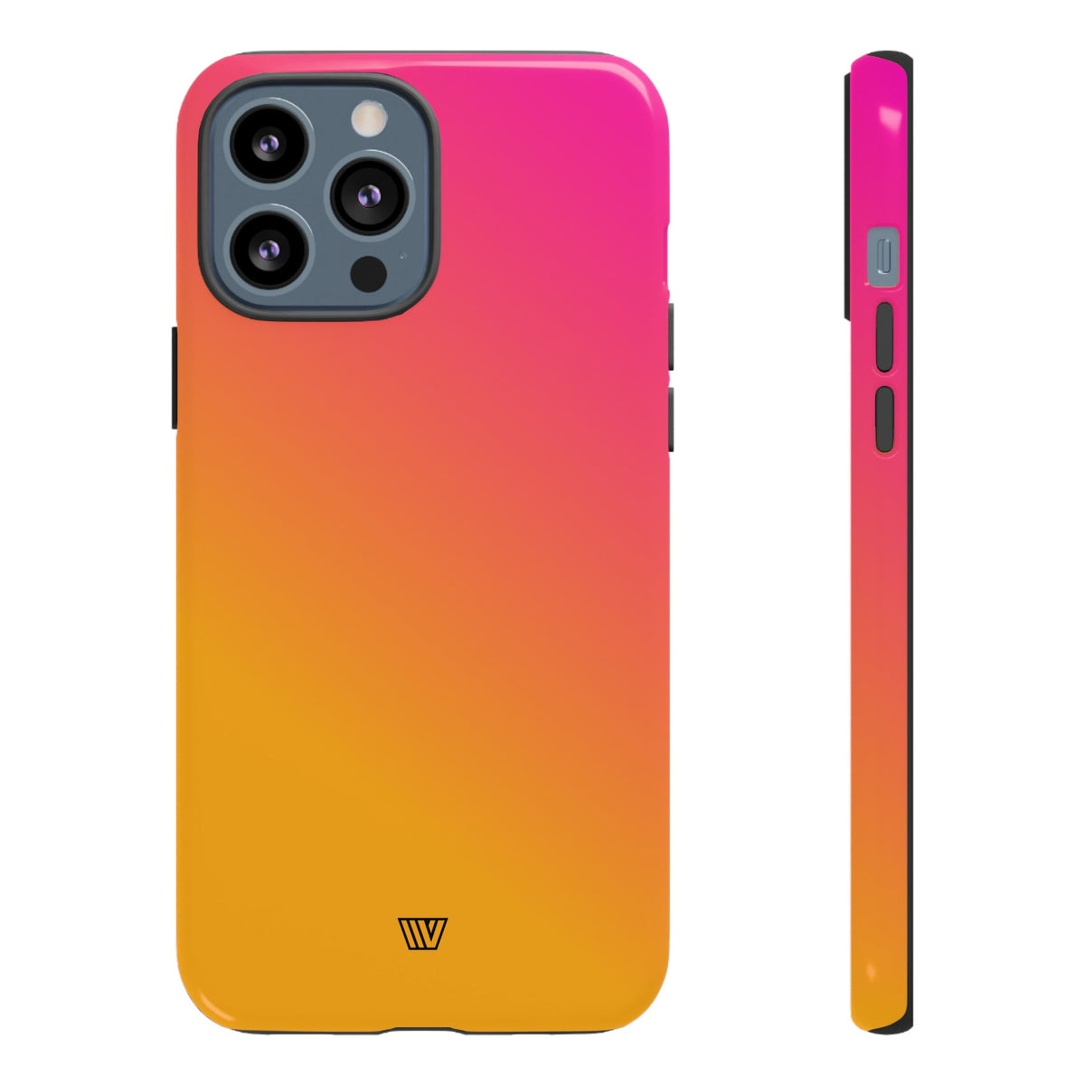 Hot Pink Orange Tough Phone Case