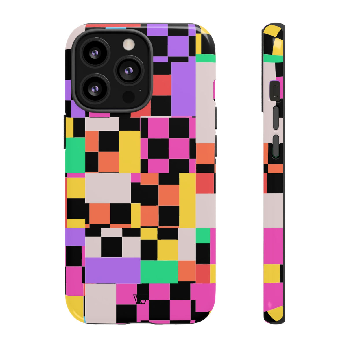 Mashed Up Checkerboard Tough Phone Case