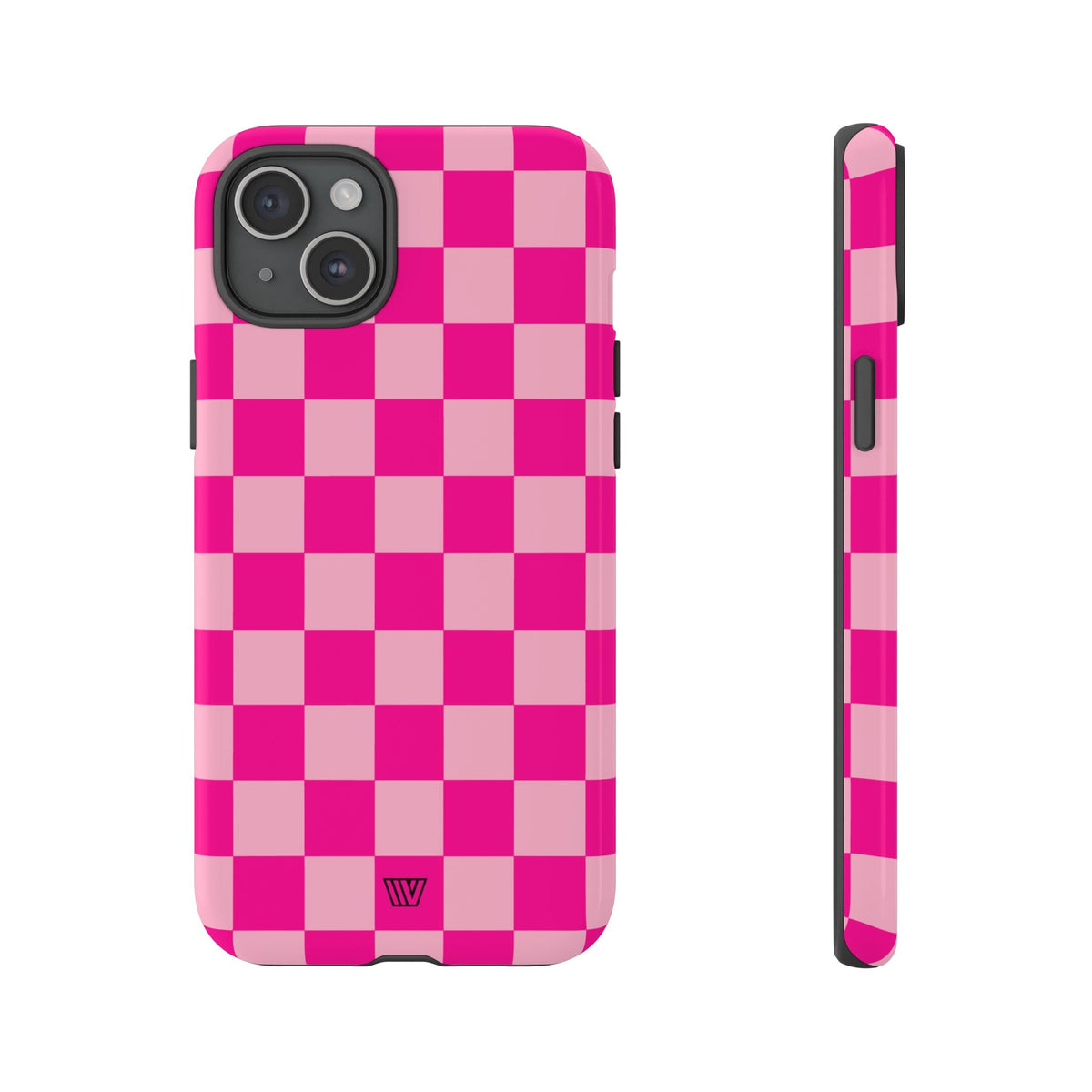 Hot Pink Checkerboard Tough Phone Case Trovvve
