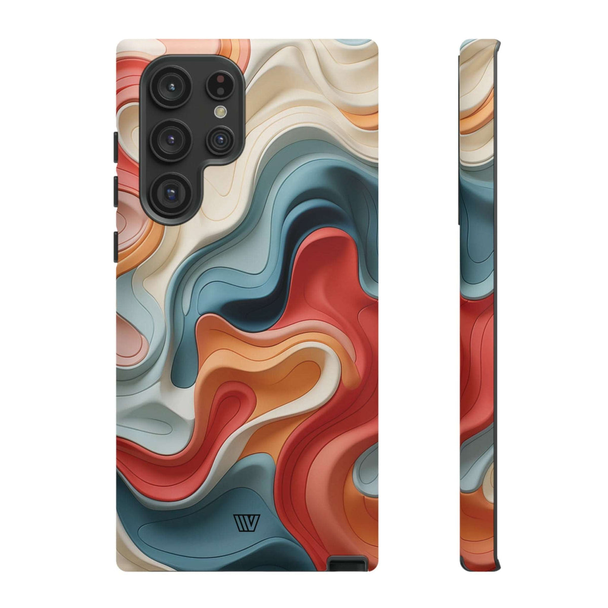 3D Colorful Clay Tough Phone Case