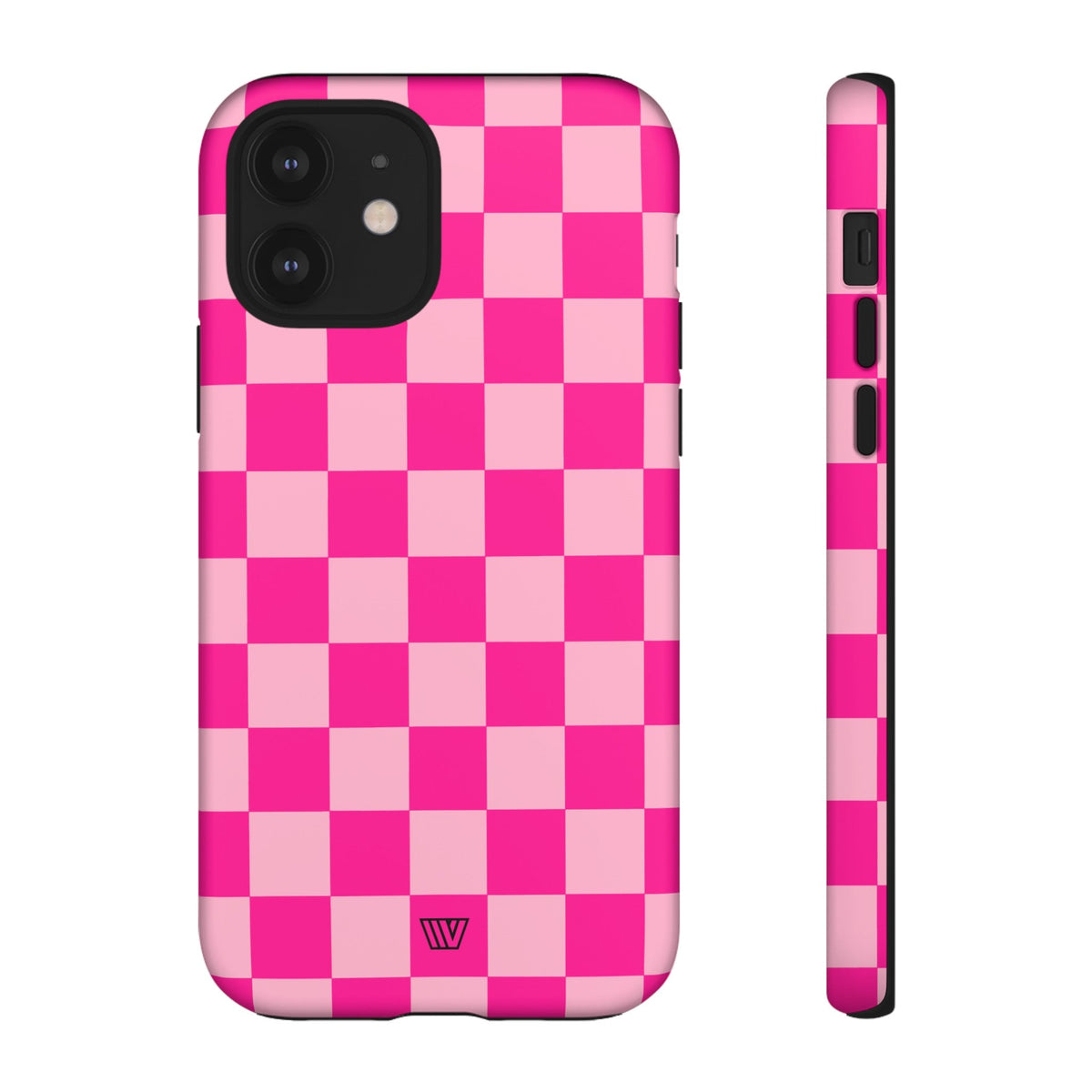 Hot Pink Checkerboard Tough Phone Case Trovvve