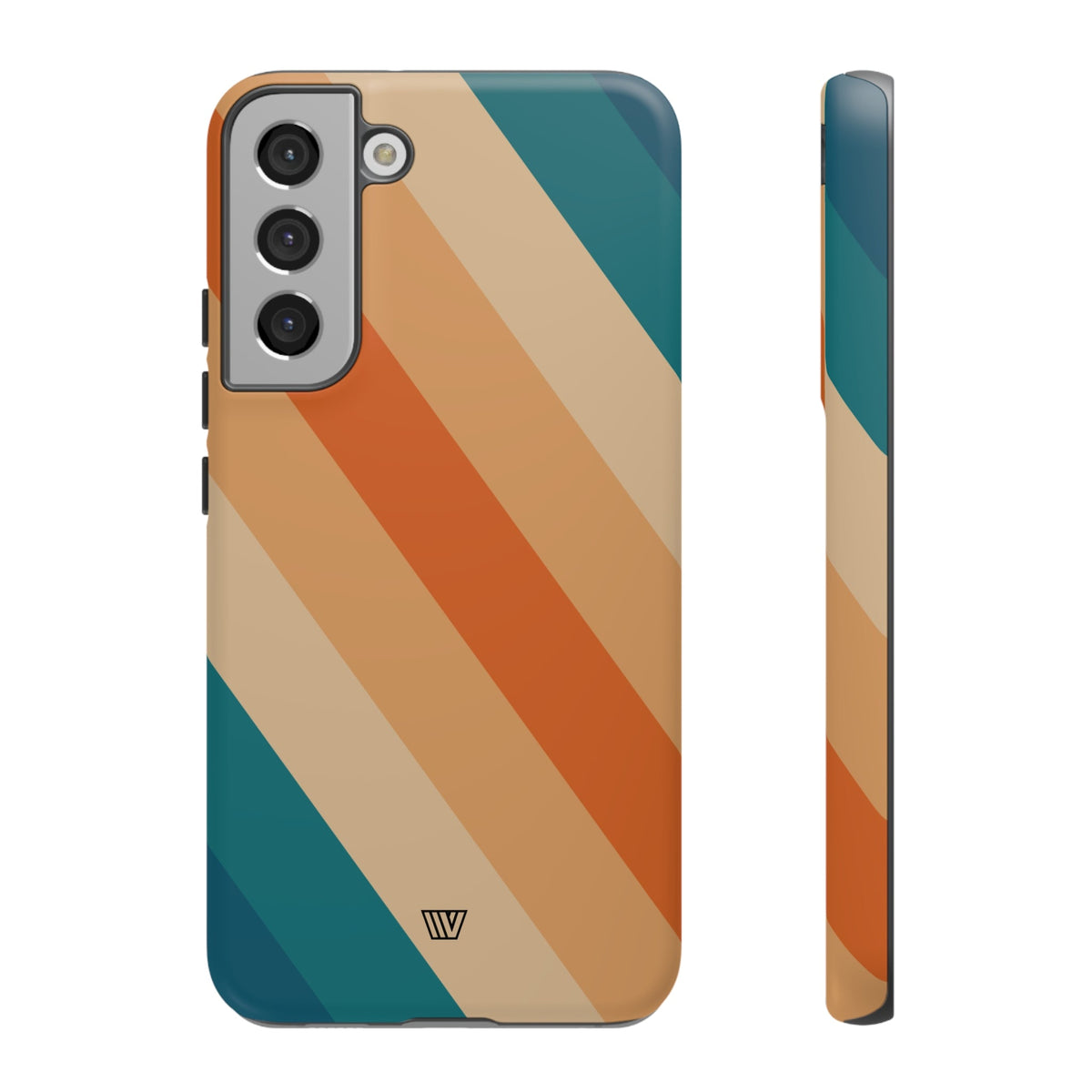 Retro Stripe Tough Phone Case 70s Style