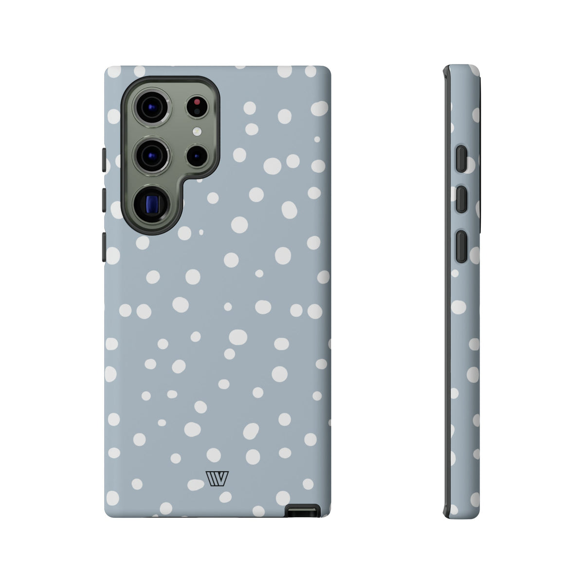 Blue Haze Dots Tough Phone Case Dual-Layer Protective Phone Case