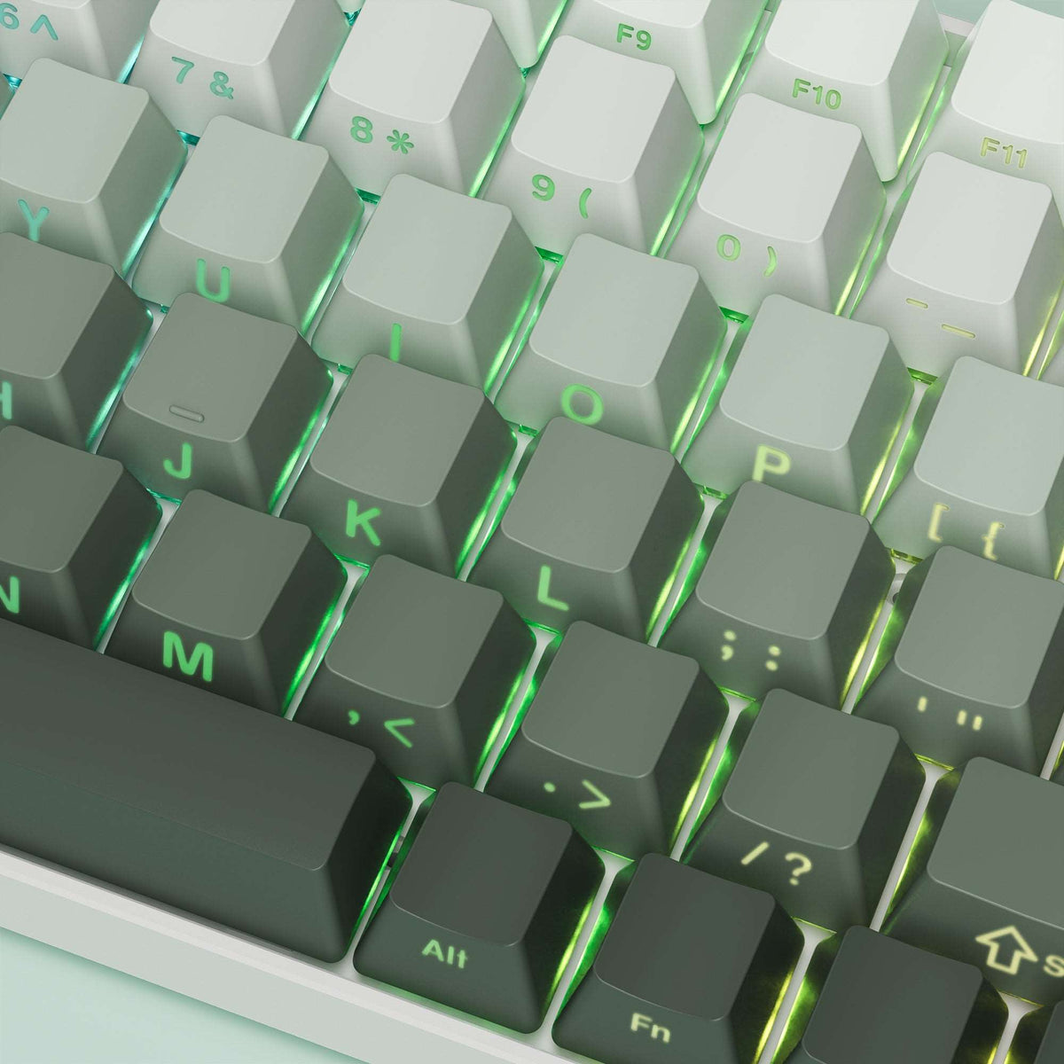 XVX Gradient Side-Printed OEM Profile PBT Keycap Set