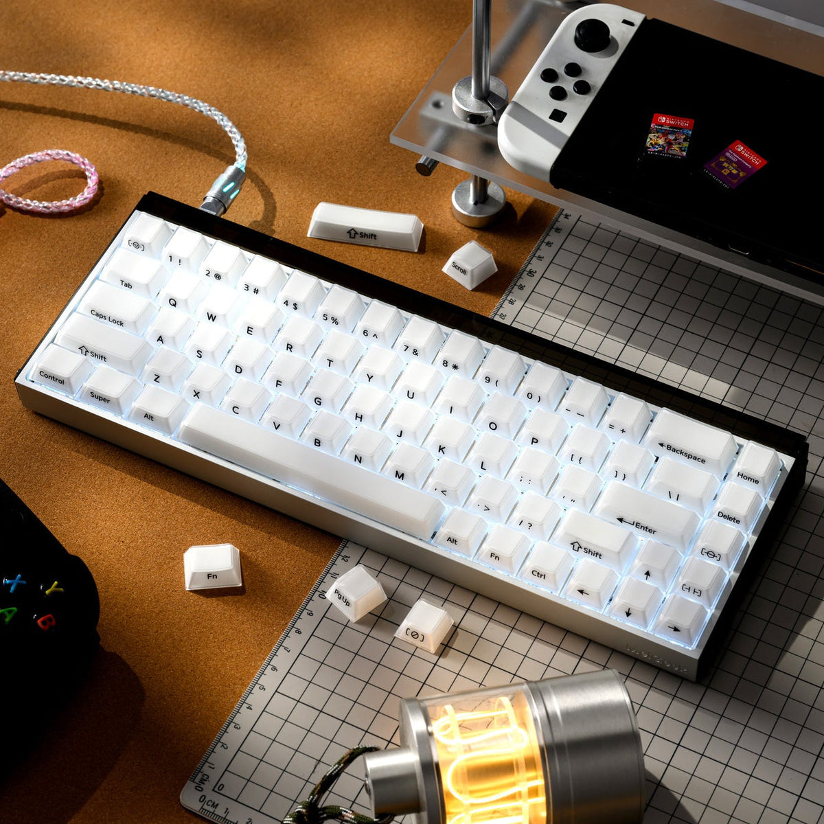 Velvet Jelly Cherry Profile Double-Shot Keycap Set XVX