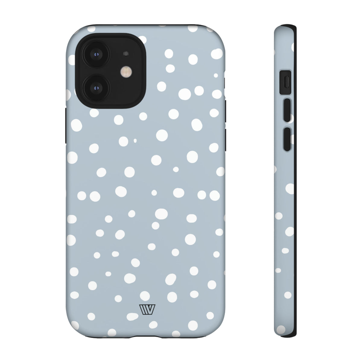 Blue Haze Dots Tough Phone Case Dual-Layer Protective Phone Case
