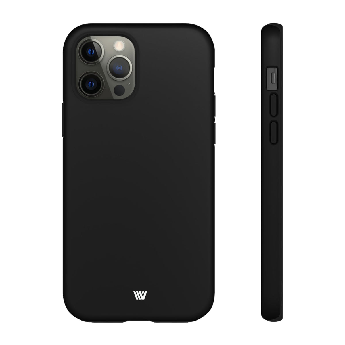 Tough Phone Case Impact Resistant Dual-Layer JET BLACK