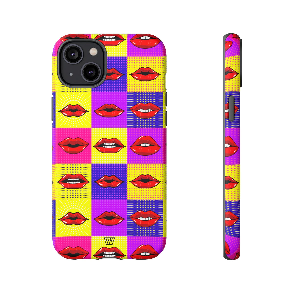 Tough Phone Case Dual-layer Protection POP ART LIPS