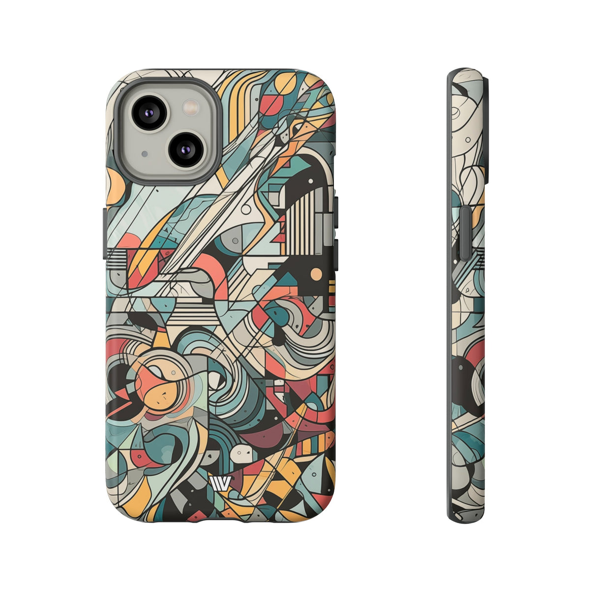 Abstract Doodle #2 Impact-Resistant Tough Phone Case