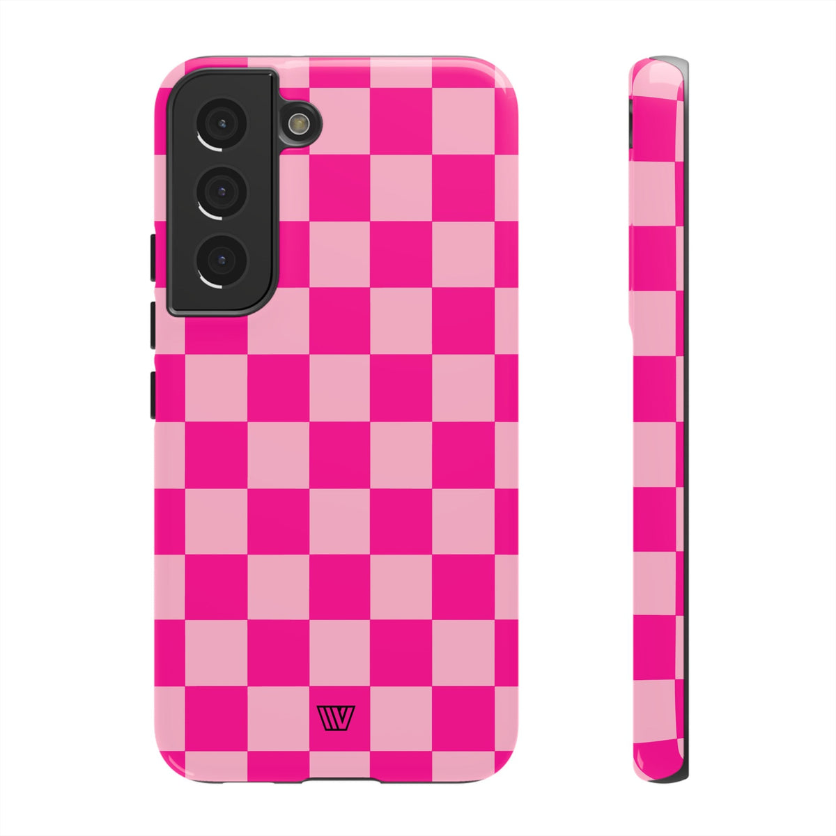 Hot Pink Checkerboard Tough Phone Case Trovvve