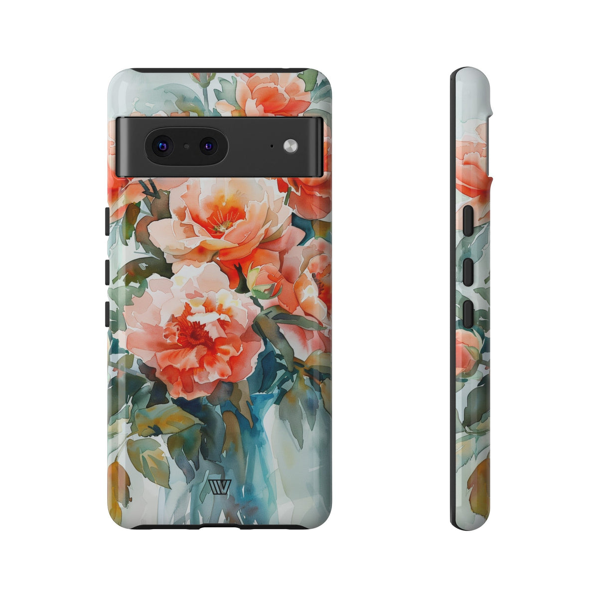 Tough Phone Case Dual-Layer Impact Resistant PEONY DREAMS