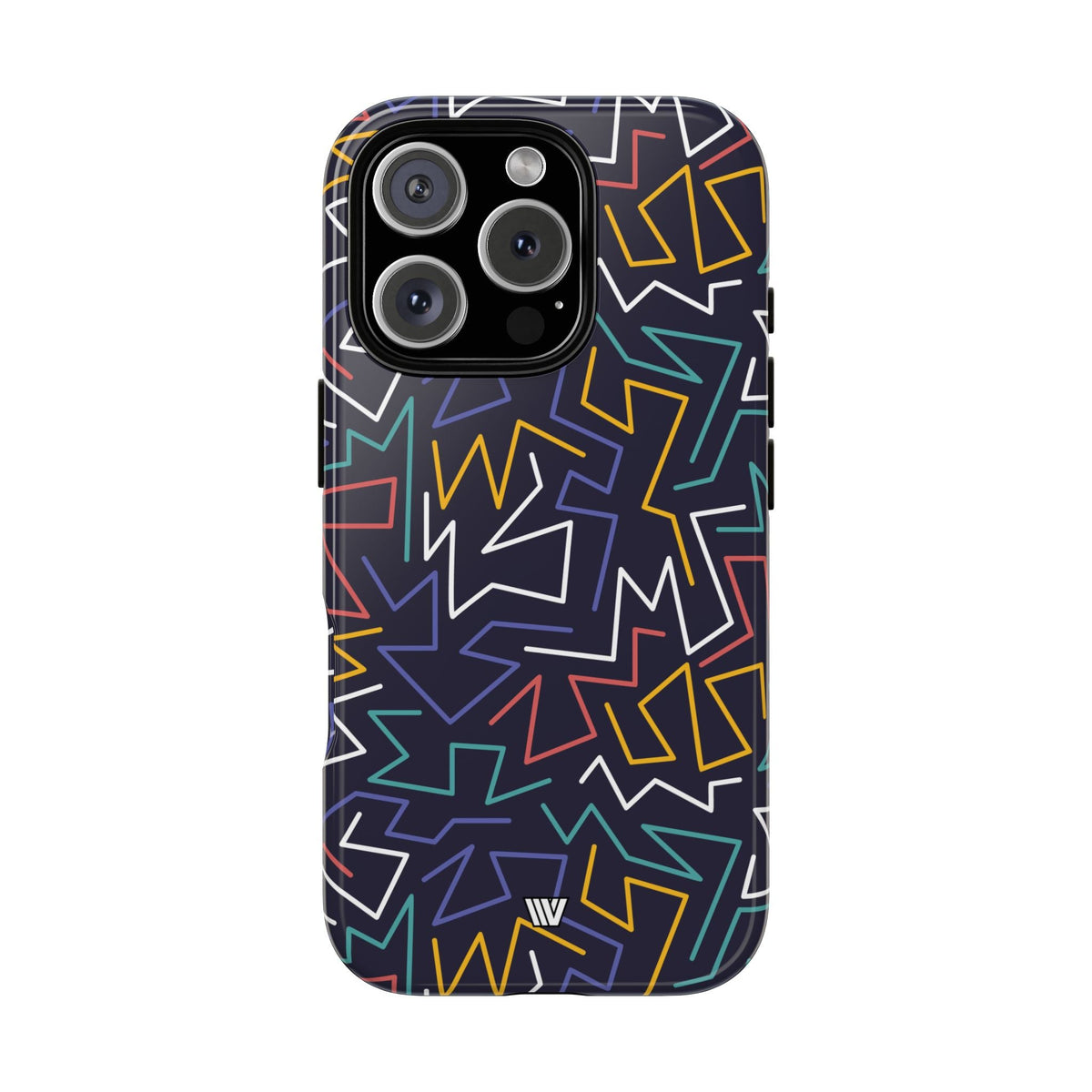 Tough Impact Resistant Phone Case ZIGZAG NIGHT