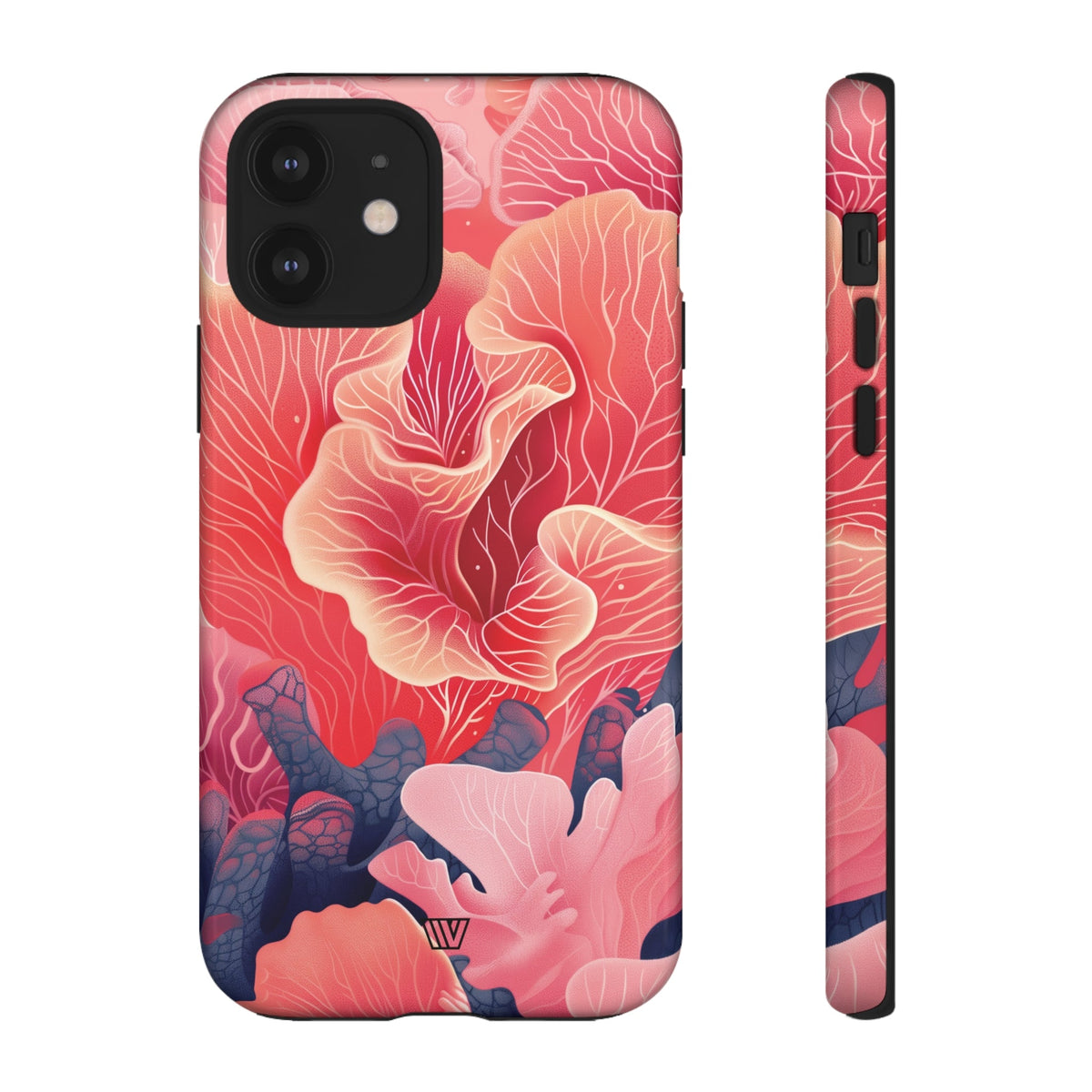 Pink Coral Tough Phone Case Dual-Layer Protection
