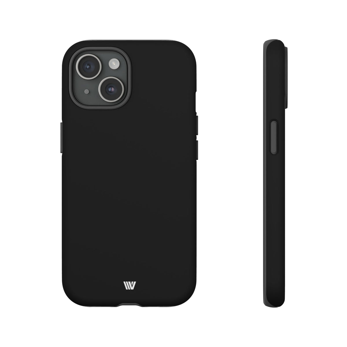 Tough Phone Case Impact Resistant Dual-Layer JET BLACK