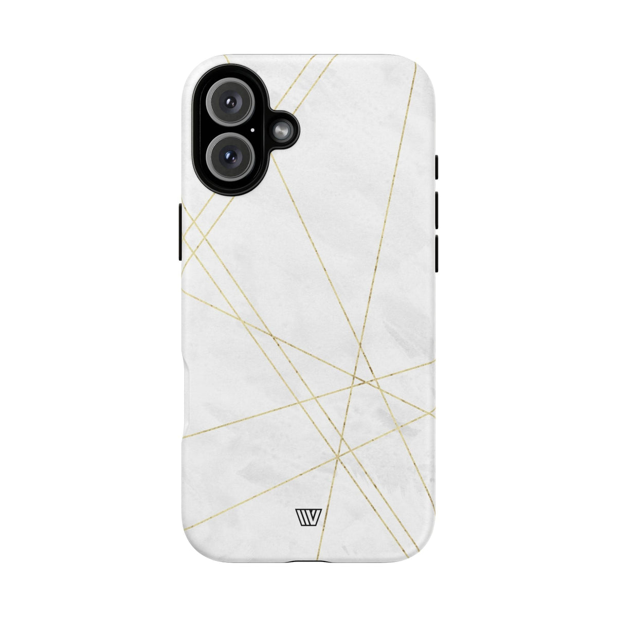 Tough Phone Case Impact Resistant Dual-Layer Shell GOLD LINES