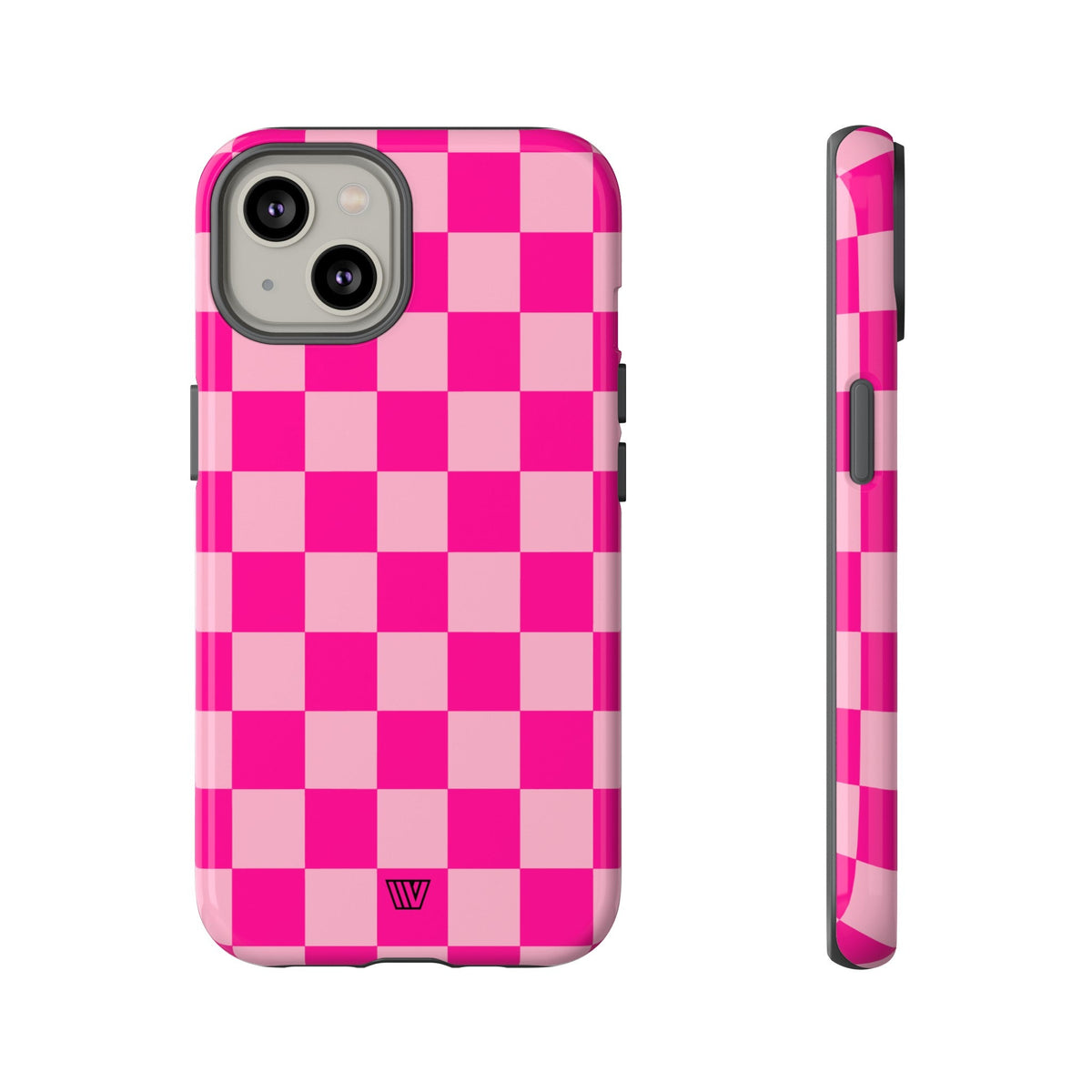 Hot Pink Checkerboard Tough Phone Case Trovvve
