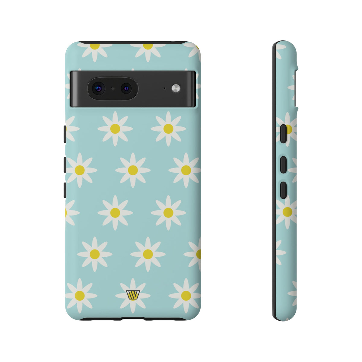 Tough Phone Case Dual Layer Impact Resistant DOODLE DAISY