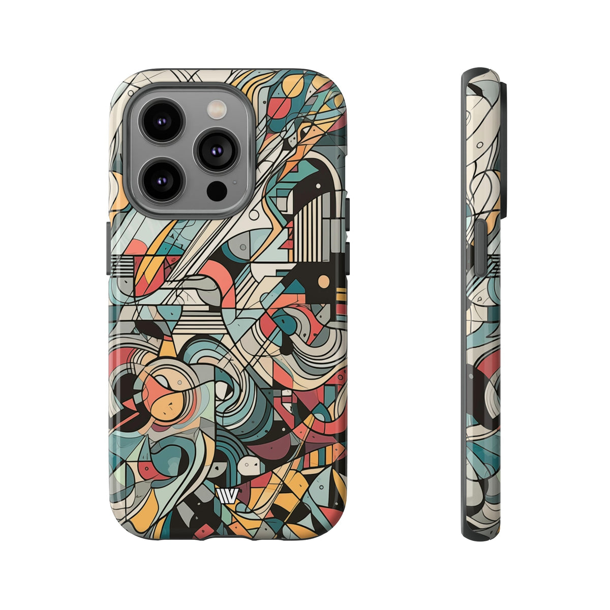 Abstract Doodle #2 Impact-Resistant Tough Phone Case