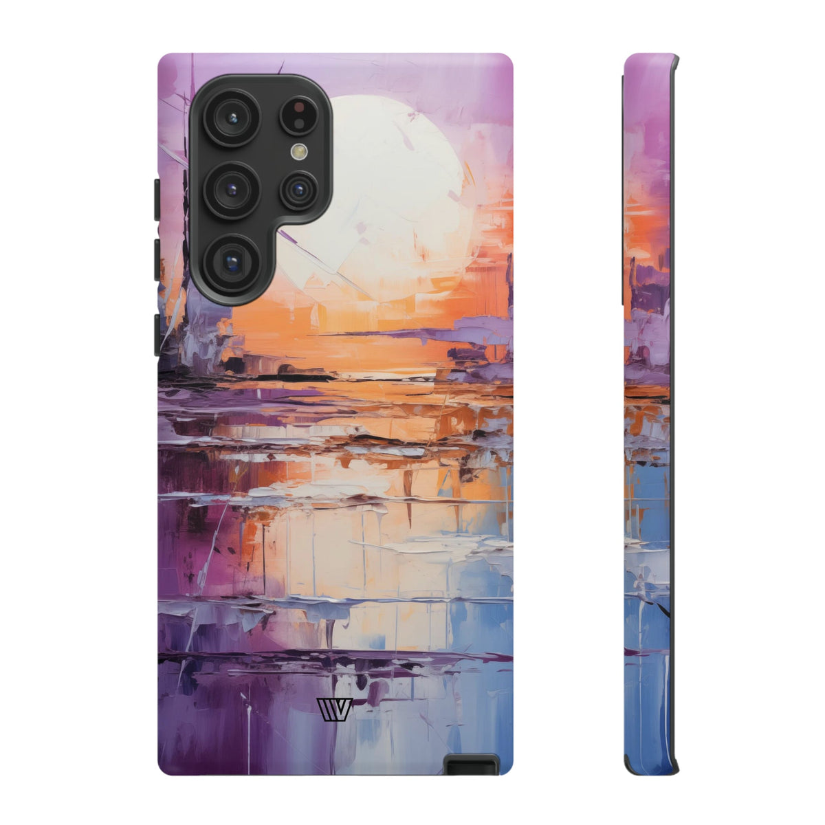 Acrylic Sunset Tough Phone Case Dual-Layer Protection