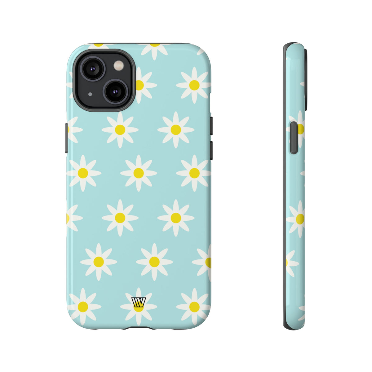 Tough Phone Case Dual Layer Impact Resistant DOODLE DAISY