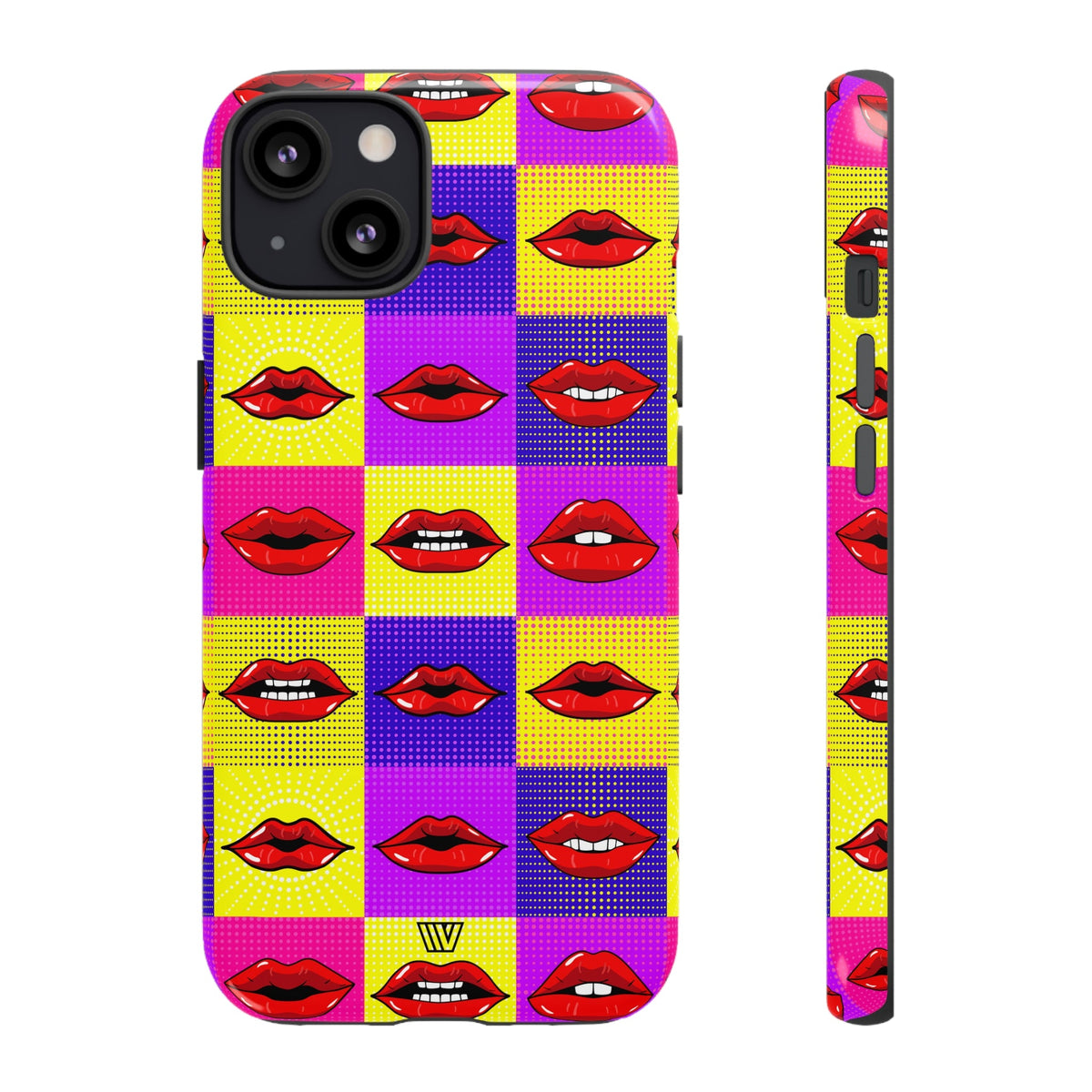 Tough Phone Case Dual-layer Protection POP ART LIPS