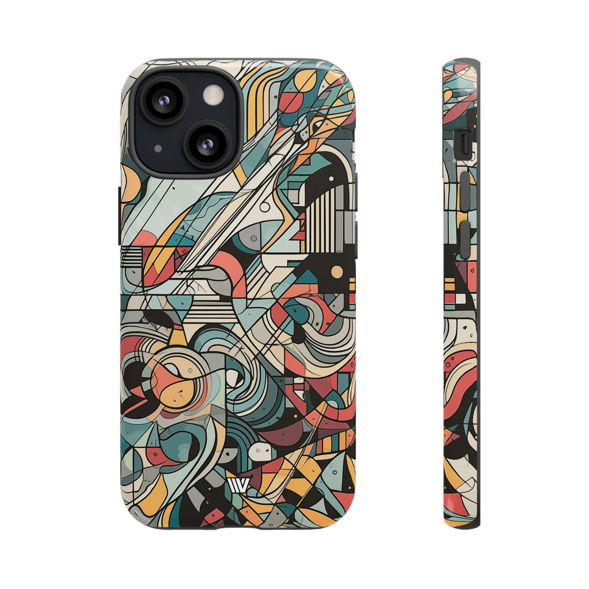 Abstract Doodle #2 Impact-Resistant Tough Phone Case
