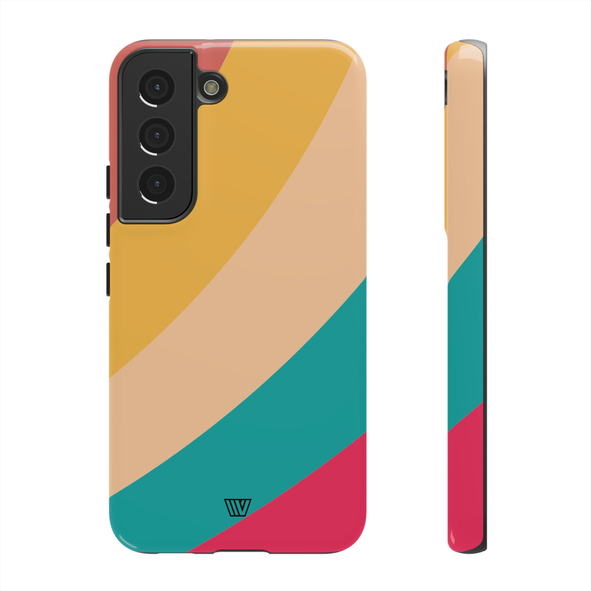 Rainbow Tough Phone Case Durable Impact-Resistant Shell SUMMER BY THE SEA