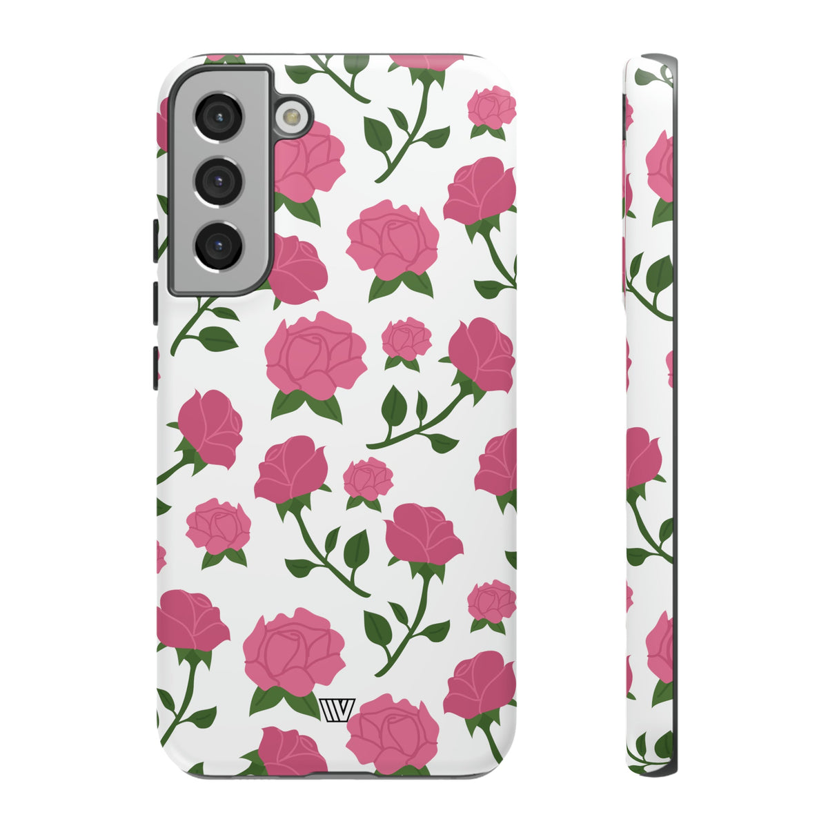 Pink Roses Tough Phone Case Dual-Layer Protective Trovvve