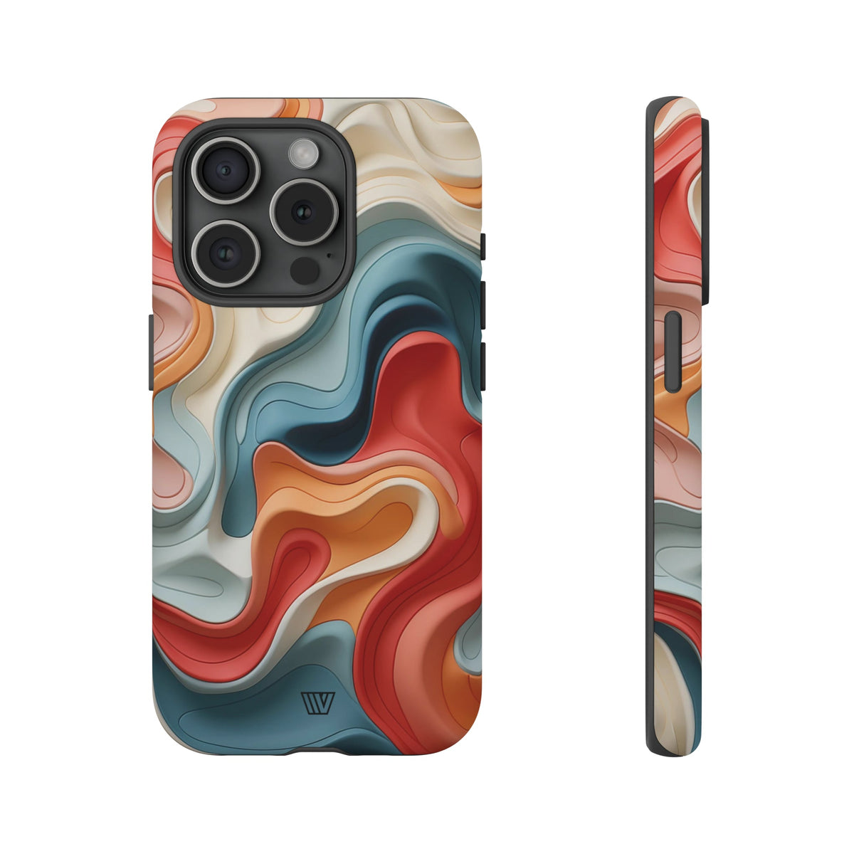 3D Colorful Clay Tough Phone Case