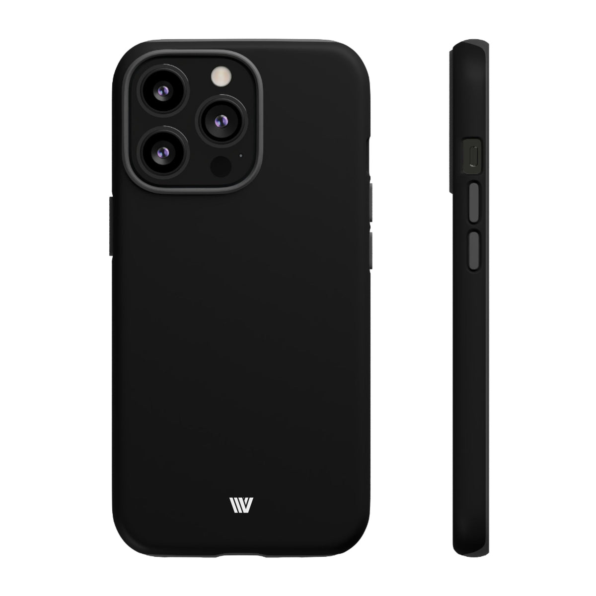Tough Phone Case Impact Resistant Dual-Layer JET BLACK