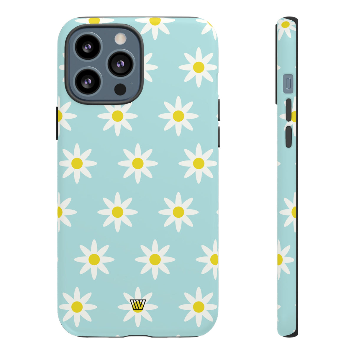 Tough Phone Case Dual Layer Impact Resistant DOODLE DAISY