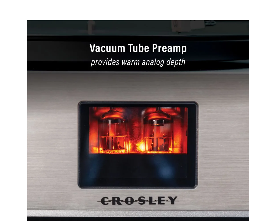 Crosley C92A-BK C92 2-Speed Bluetooth Record Player With Speakers - Black