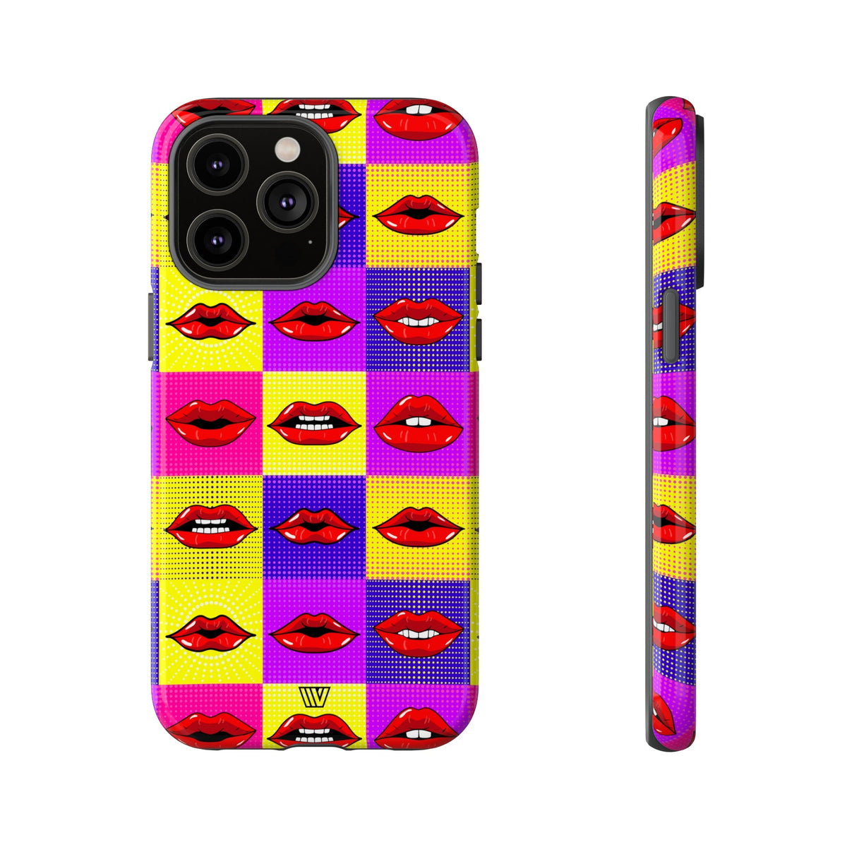 Tough Phone Case Dual-layer Protection POP ART LIPS