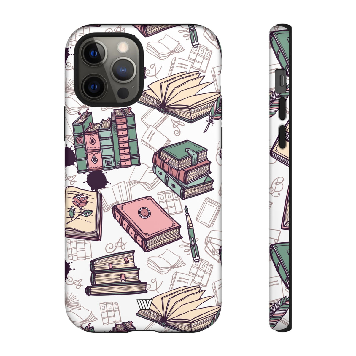 Tough Phone Case Impact Resistant Dual-layer Protective - BOOK LOVER
