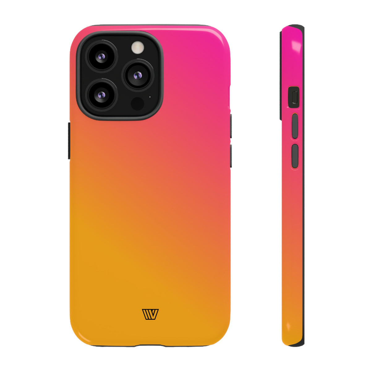Hot Pink Orange Tough Phone Case