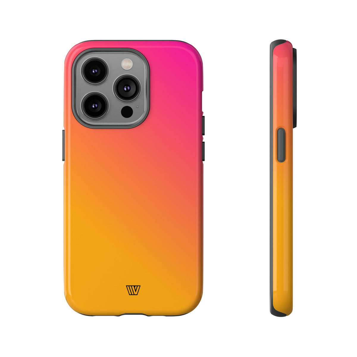 Hot Pink Orange Tough Phone Case
