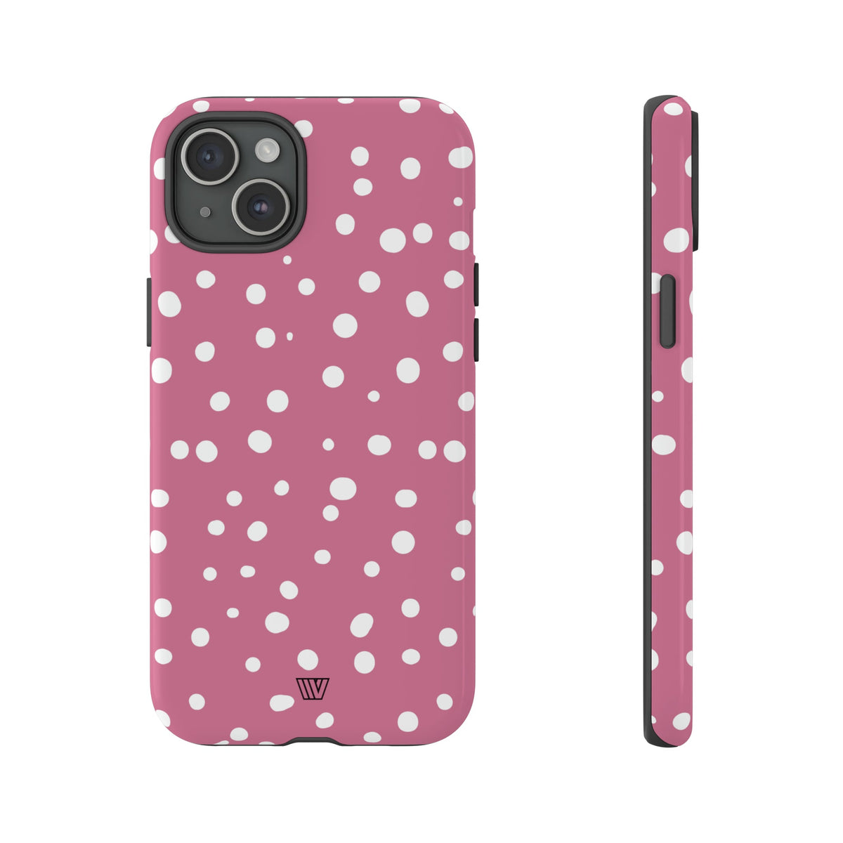 Blush Red Dots Tough Phone Case