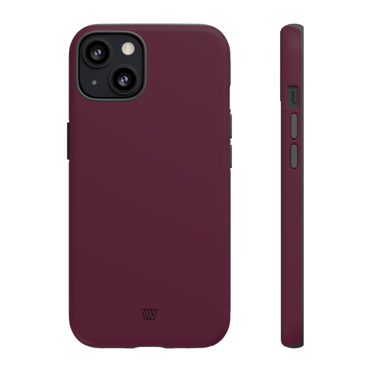 Tough Phone Case Wine Berry Protective Dual-Layer Polycarbonate Shell