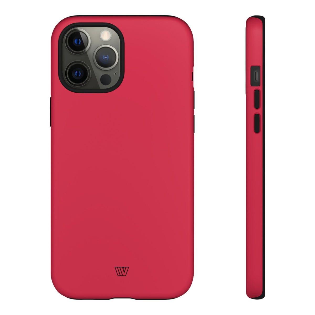 Red Amaranth Tough Phone Case Dual-Layer Protection