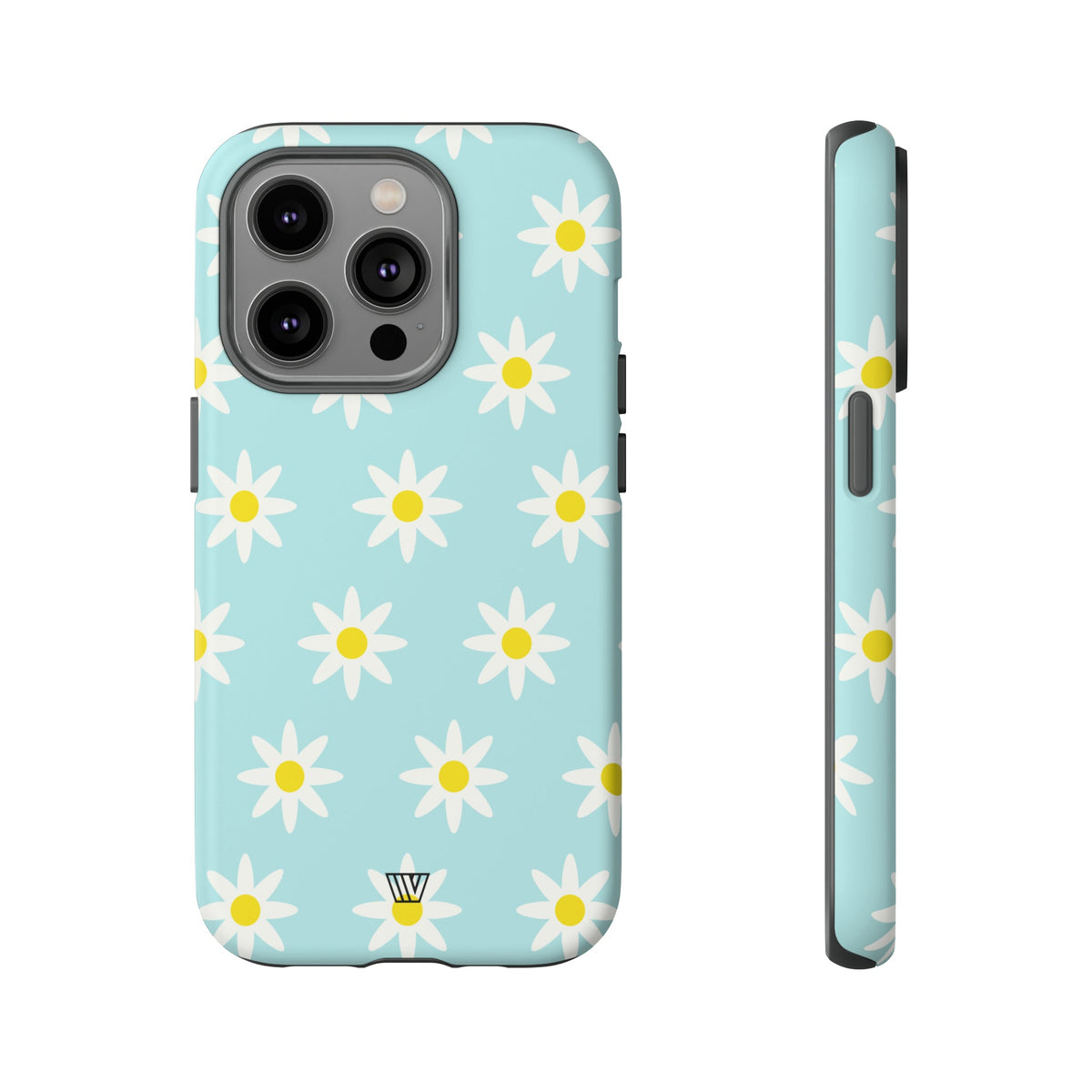 Tough Phone Case Dual Layer Impact Resistant DOODLE DAISY