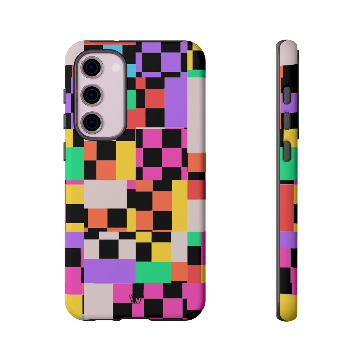 Mashed Up Checkerboard Tough Phone Case