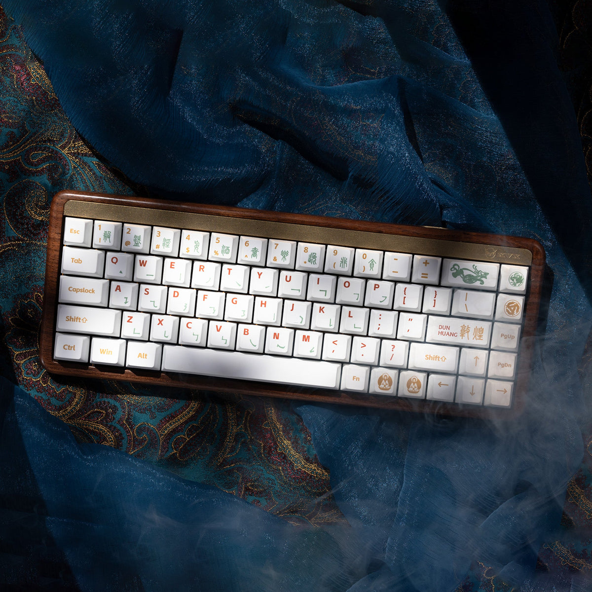 Cherry Profile PBT+PC 212-Key Keycap Full Set XVX Dunhuang Themed
